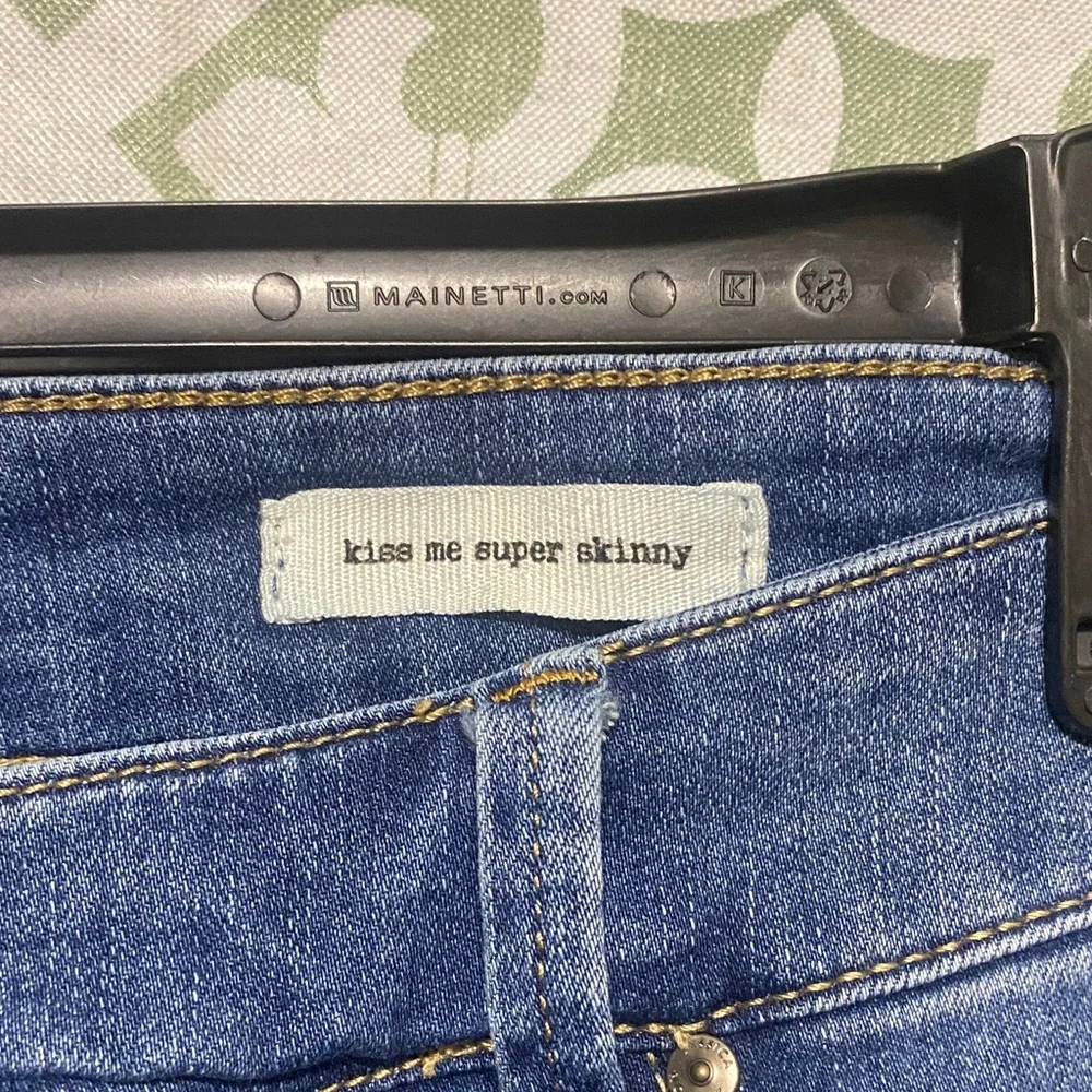 Jessica Simpson Women's Blue Skinny Jeans - Picture 3 of 4